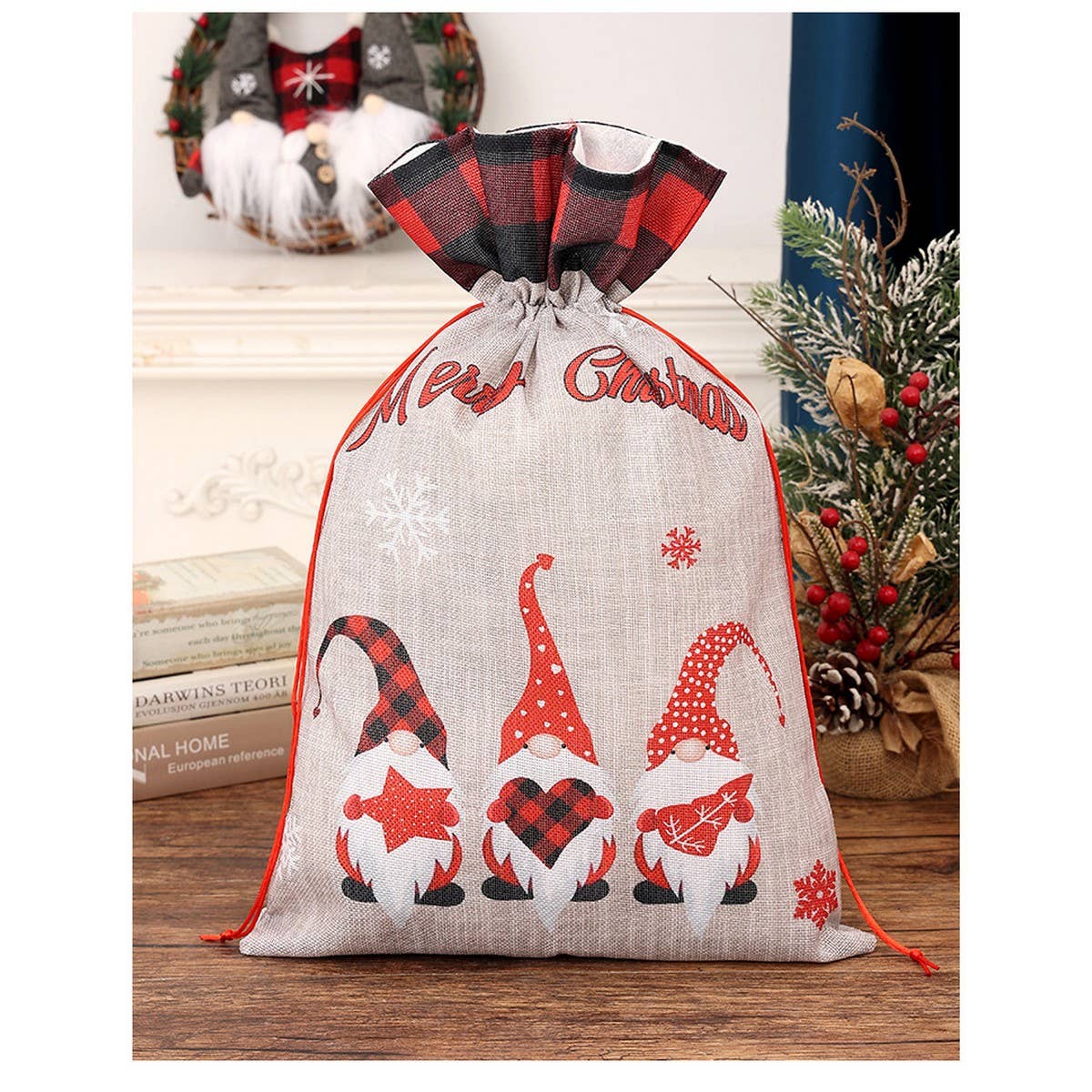 CWMM1752_Christmas Gift Bag Forest Old Man Goodie Bag