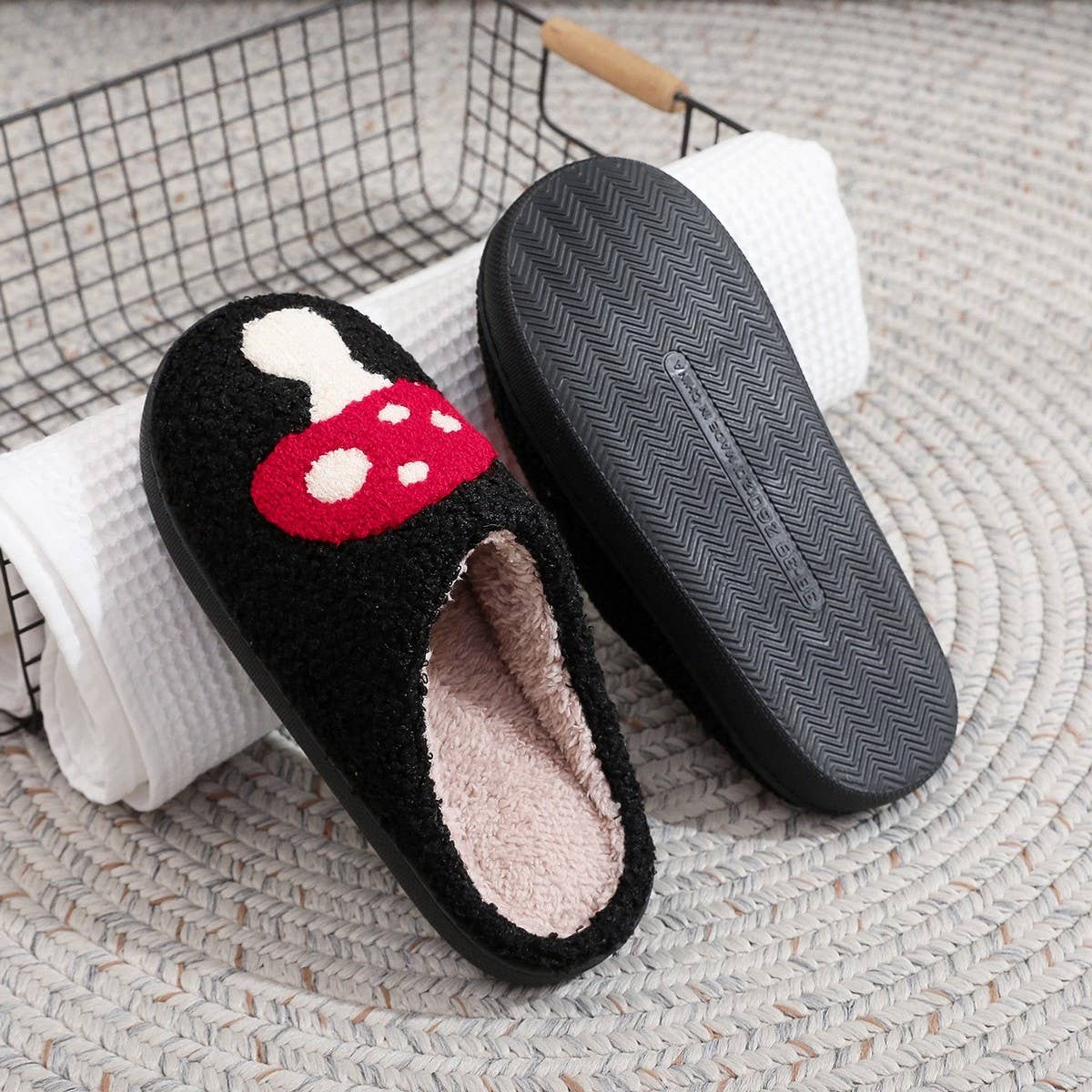CHRISTMAS COTTON SLIPPERS HOME WOOL SLIPPERS