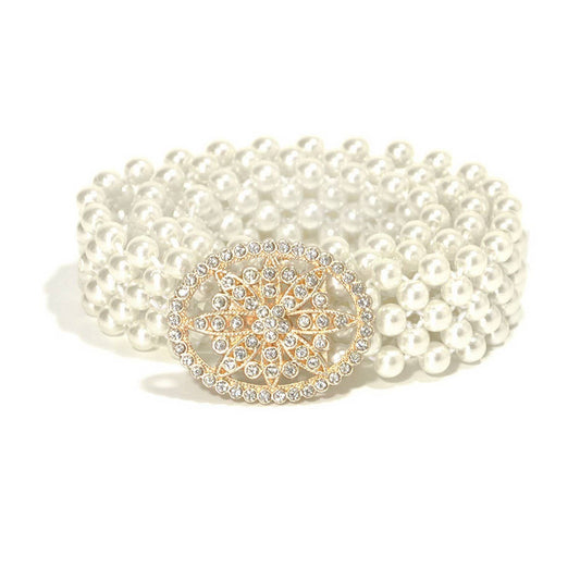 WOMEN'S SWEET ELASTIC PEARL WIDE WAIST CHAIN_CWABE0504