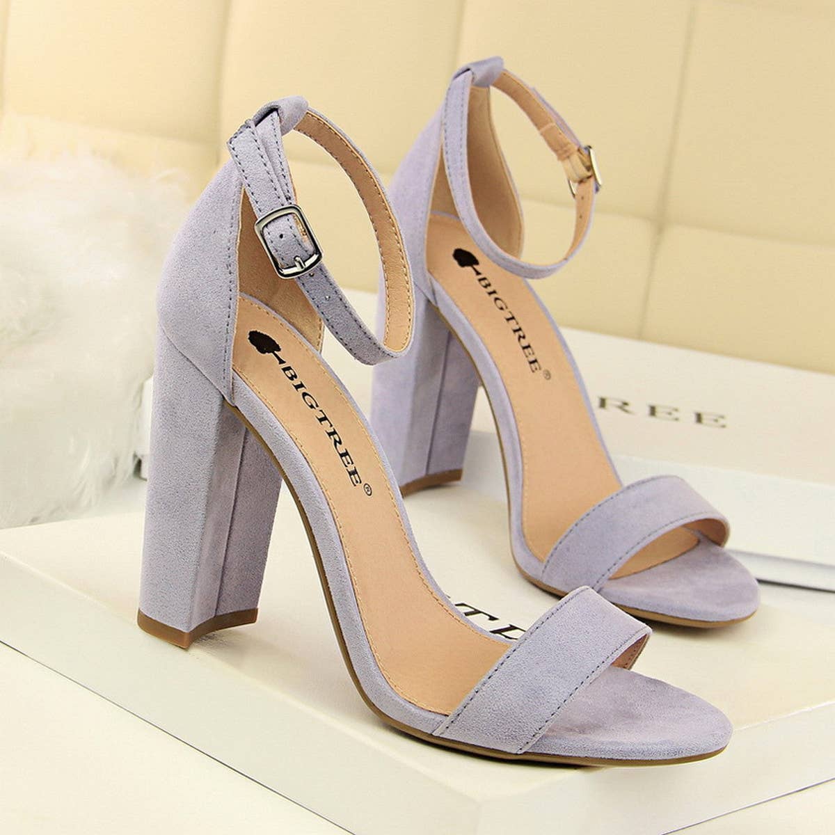 SIMPLE THICK HEEL WITH HIGH HEELS_CWSHH0050
