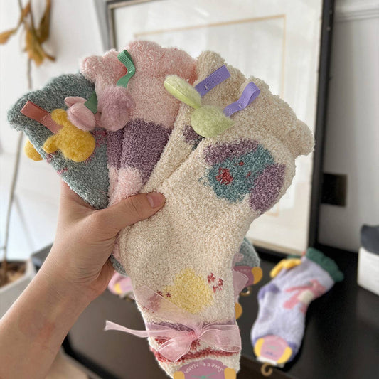 FASHIONABLE AND CUTE WARM THICK SOCKS_CWMS0889