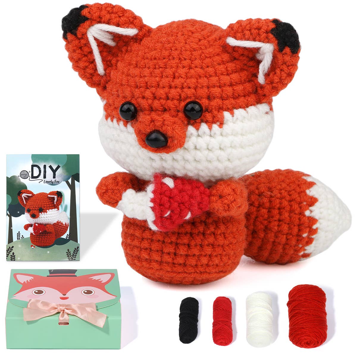 HANDMADE DIY DOLL CROCHET MATERIAL PACKAGE