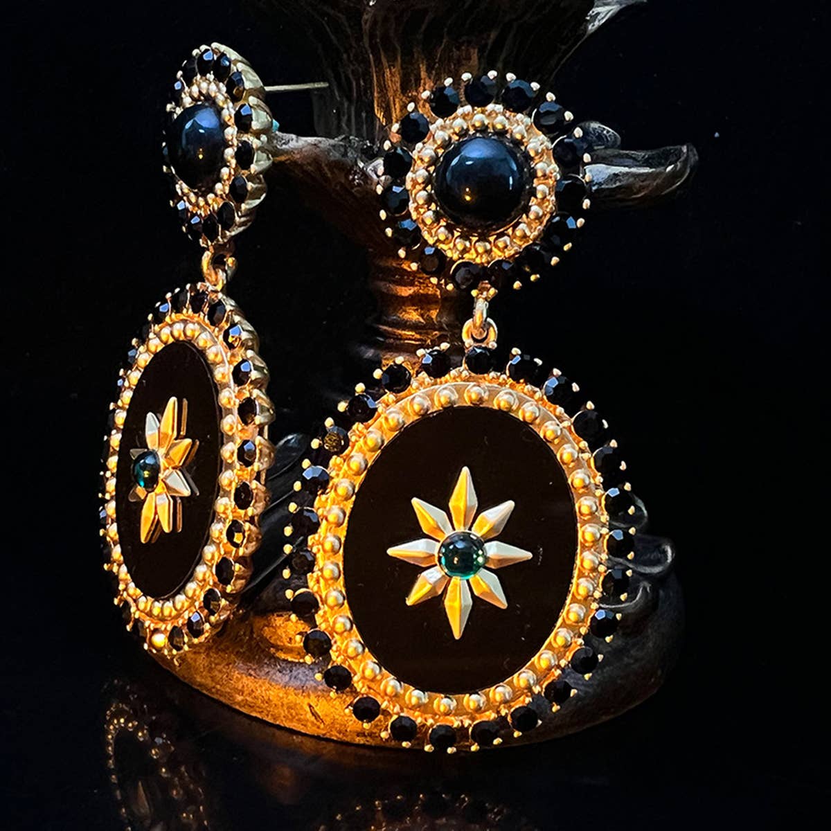 RETRO VERSATILE DIAMOND EARRINGS