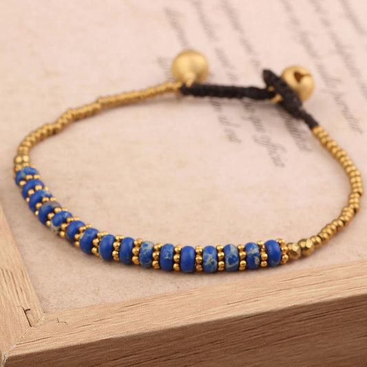 HANDMADE VINTAGE SIMPLE BEADED BRAIDED BRACELET