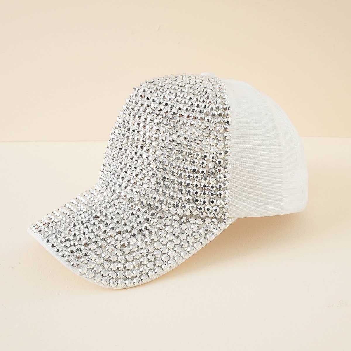 Rhinestone baseball cap, stylish and shiny CWAH1398