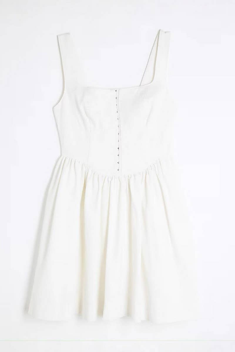 CWDSD8885_SOLID COLOR BUTTON TRIM CAMI MINI DRESS