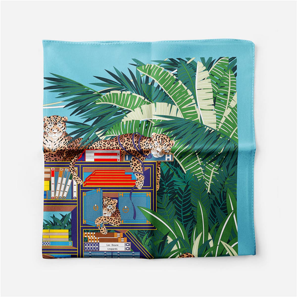 Green Silk Scarf ? Versatile Neck Tie & Hair Acces