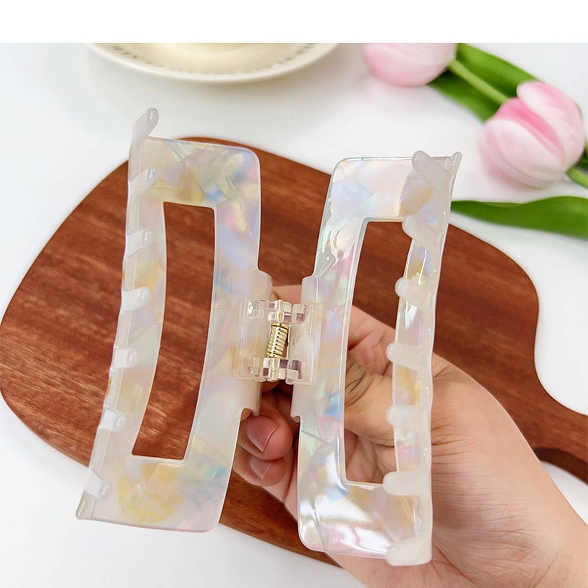 Iridescent Fruit Hair Claw, Sweet Candy Color Clip_CWAHA1577