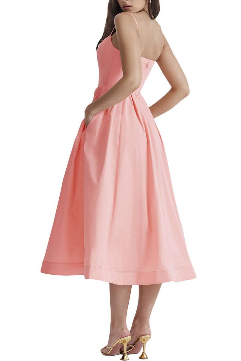 CWDMD5938_SLIM FIT BACKLESS SPAGHETTI STRAP MAXI DRESS