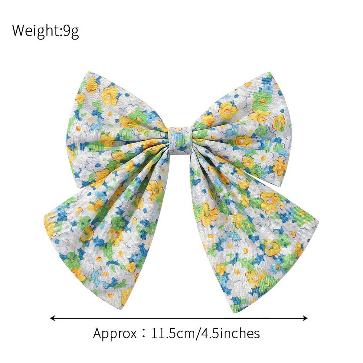 CHILDREN'S SIMPLE FLORAL BOW HAIRPIN