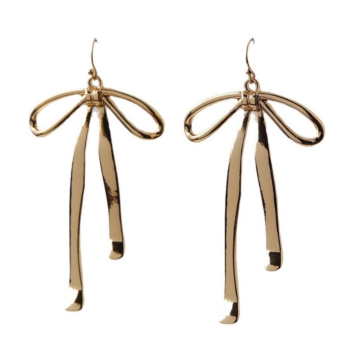 Unique Design Elegant Simple Gold Plated Earrings