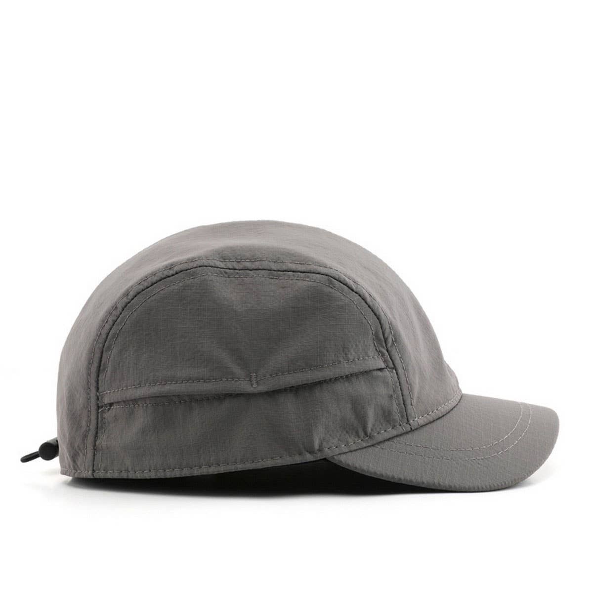 Quick-Dry Short Brim Baseball Cap UV Protection CWAH2807