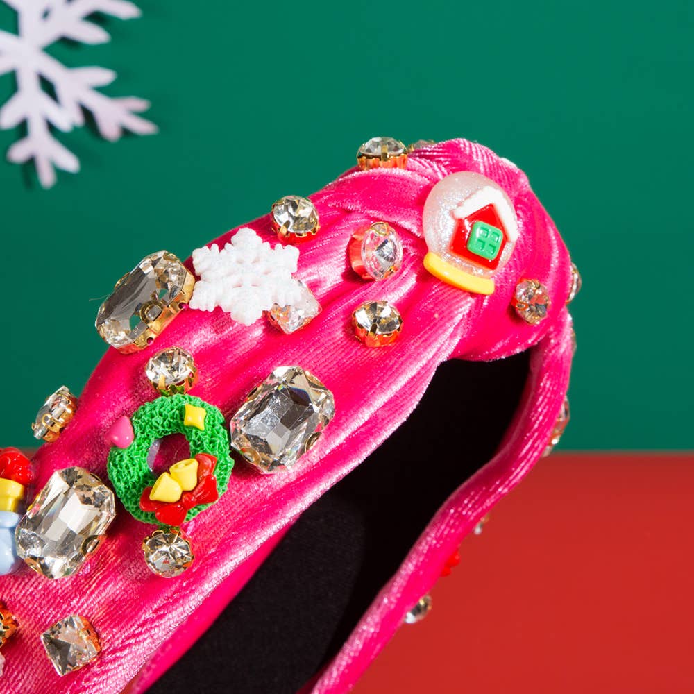 CHRISTMAS HEADBAND HIGH QUALITY FLANNELETTE