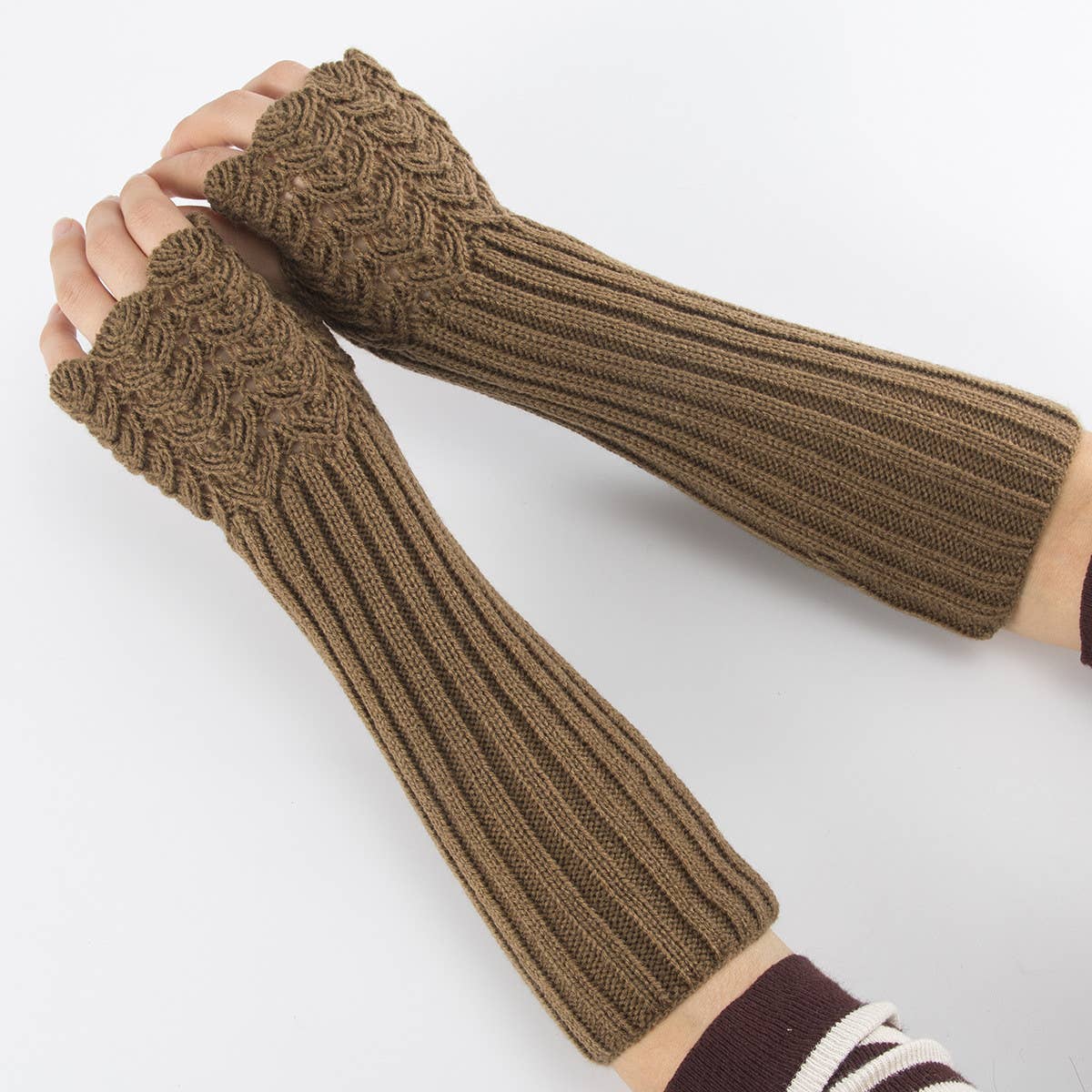 2024 NEW KNITTED FINGERLESS GLOVES SLEEVES_CWAG0100