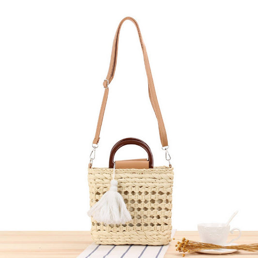 HAND-CARRY CROSS-BODY WOVEN BAG_CWAB2036