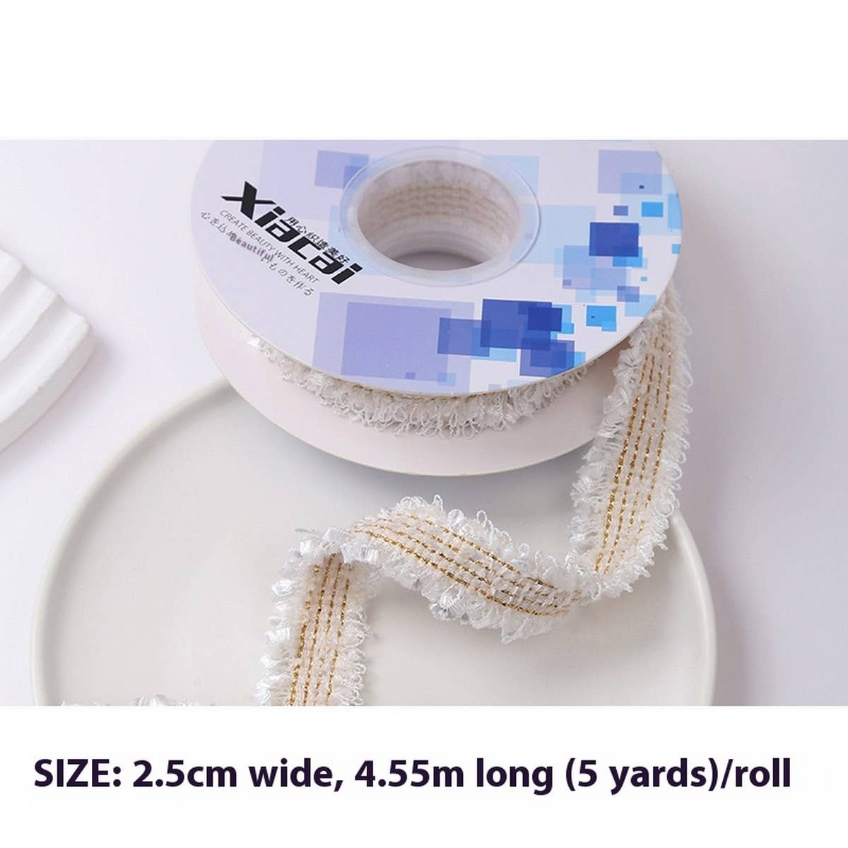 RIBBON TWEED BOUQUET FLOWER WRAP DIY RIBBON