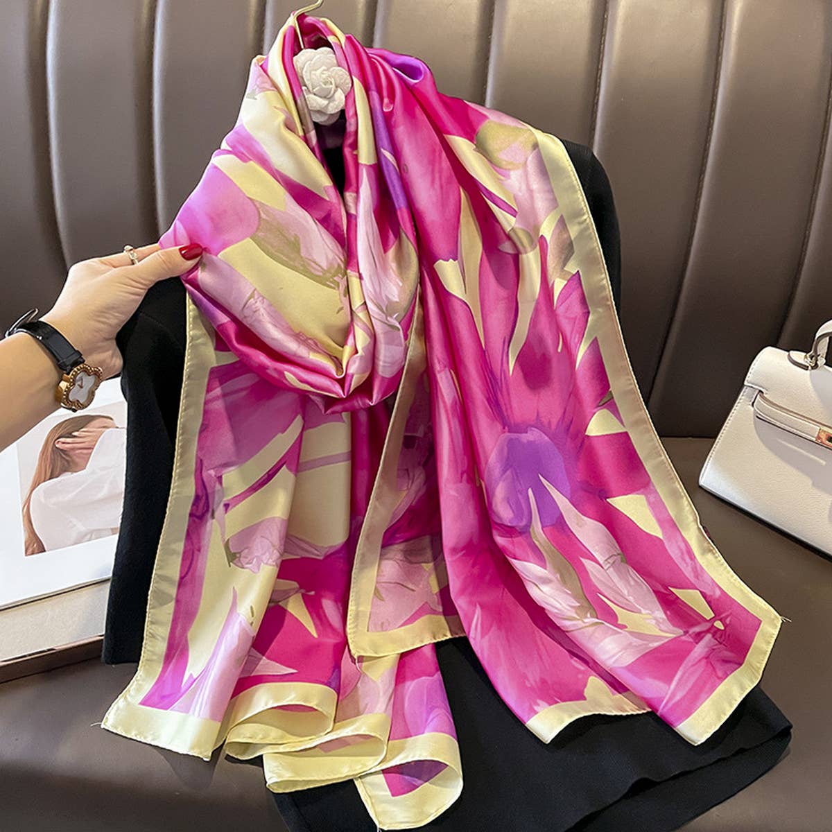 Colorful Printed Scarf Shawl Wrap for Women