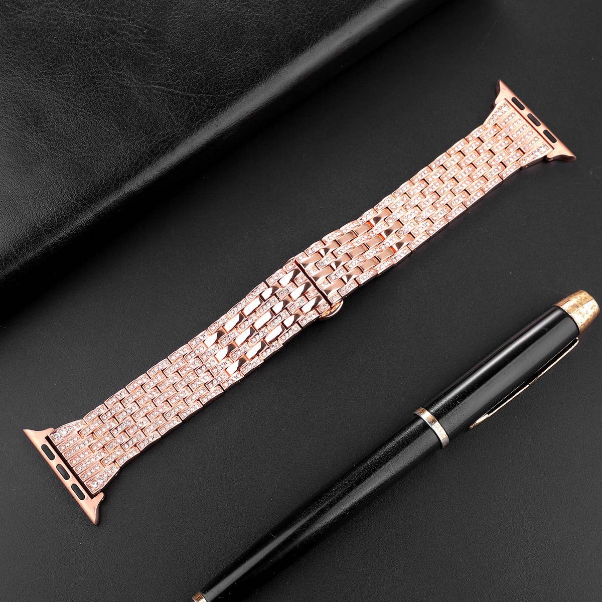 APPLE WATCH9 BEADED DIAMOND STRAP_CWWW0051