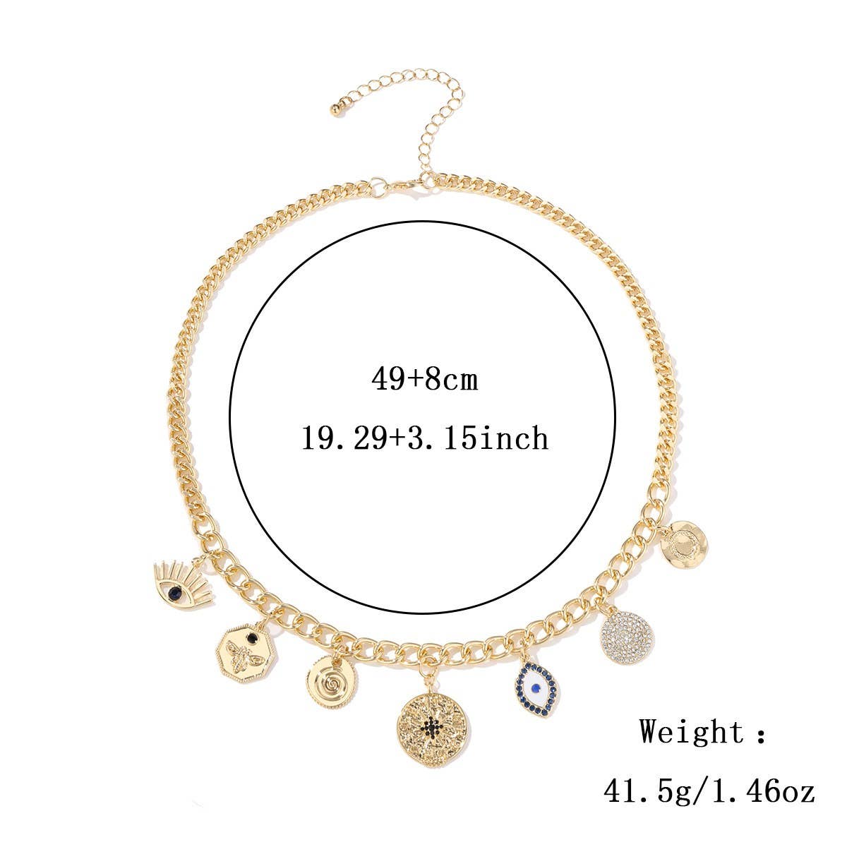 WOMEN'S DIAMOND RELIEF SMALL PENDANT NECKLACE