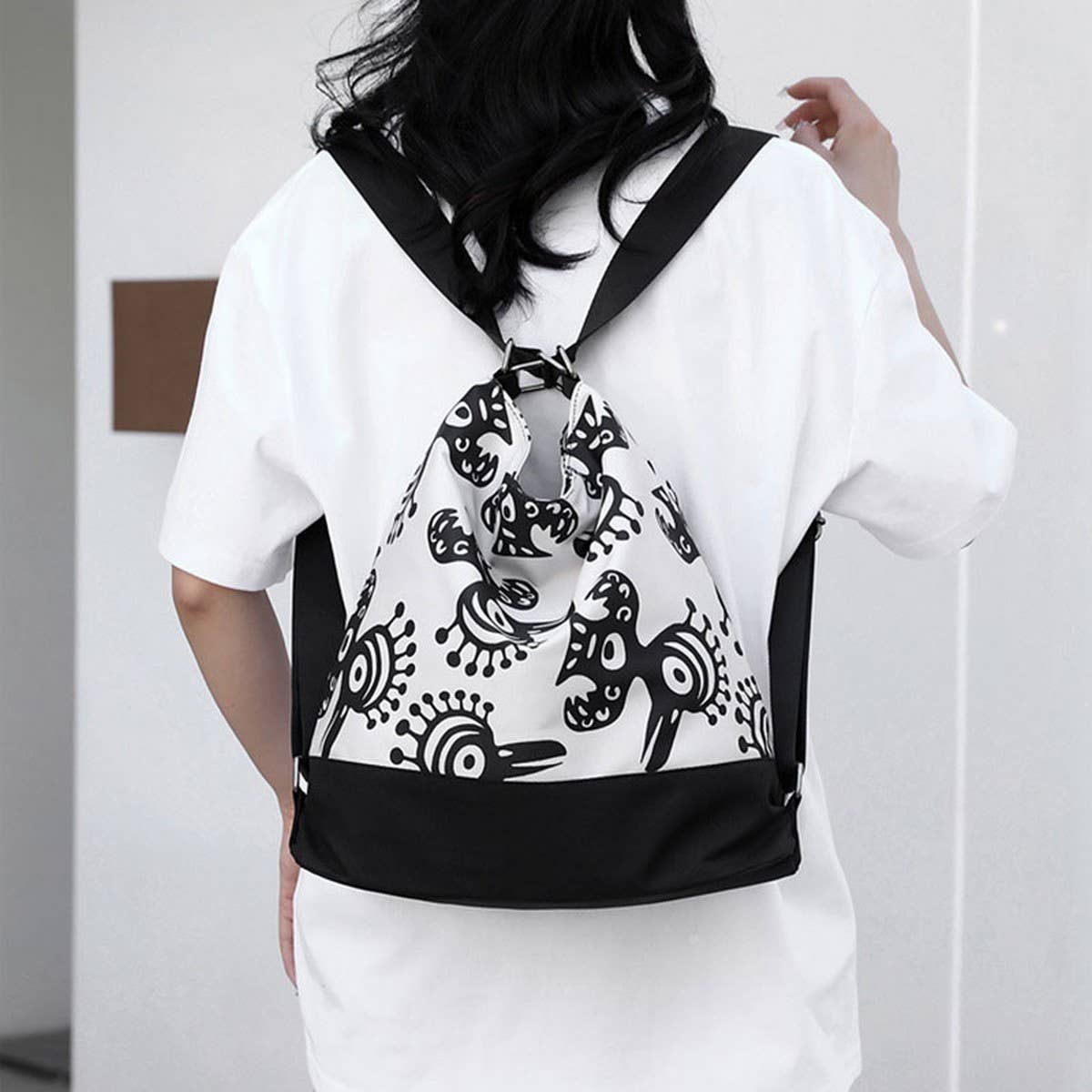 FASHION PRINTED OXFORD CLOTHSHOULDER CROSSBODY BAG_CWASC1792