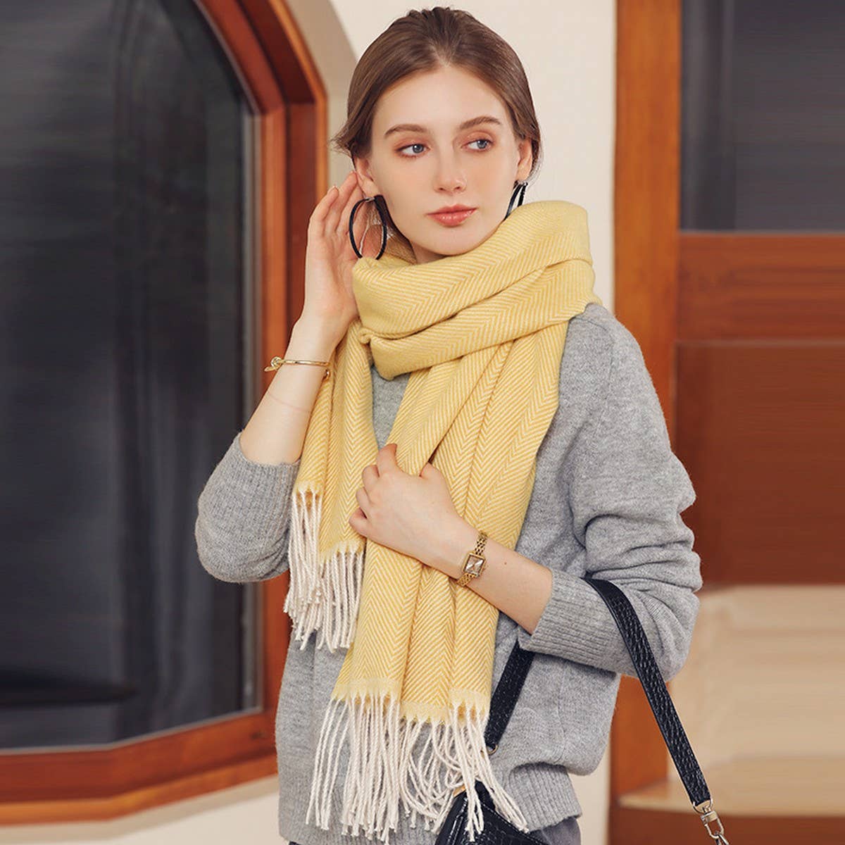 WOMEN PASHMINA SHAWLS WRAPS EXTRA SOFT SCARF