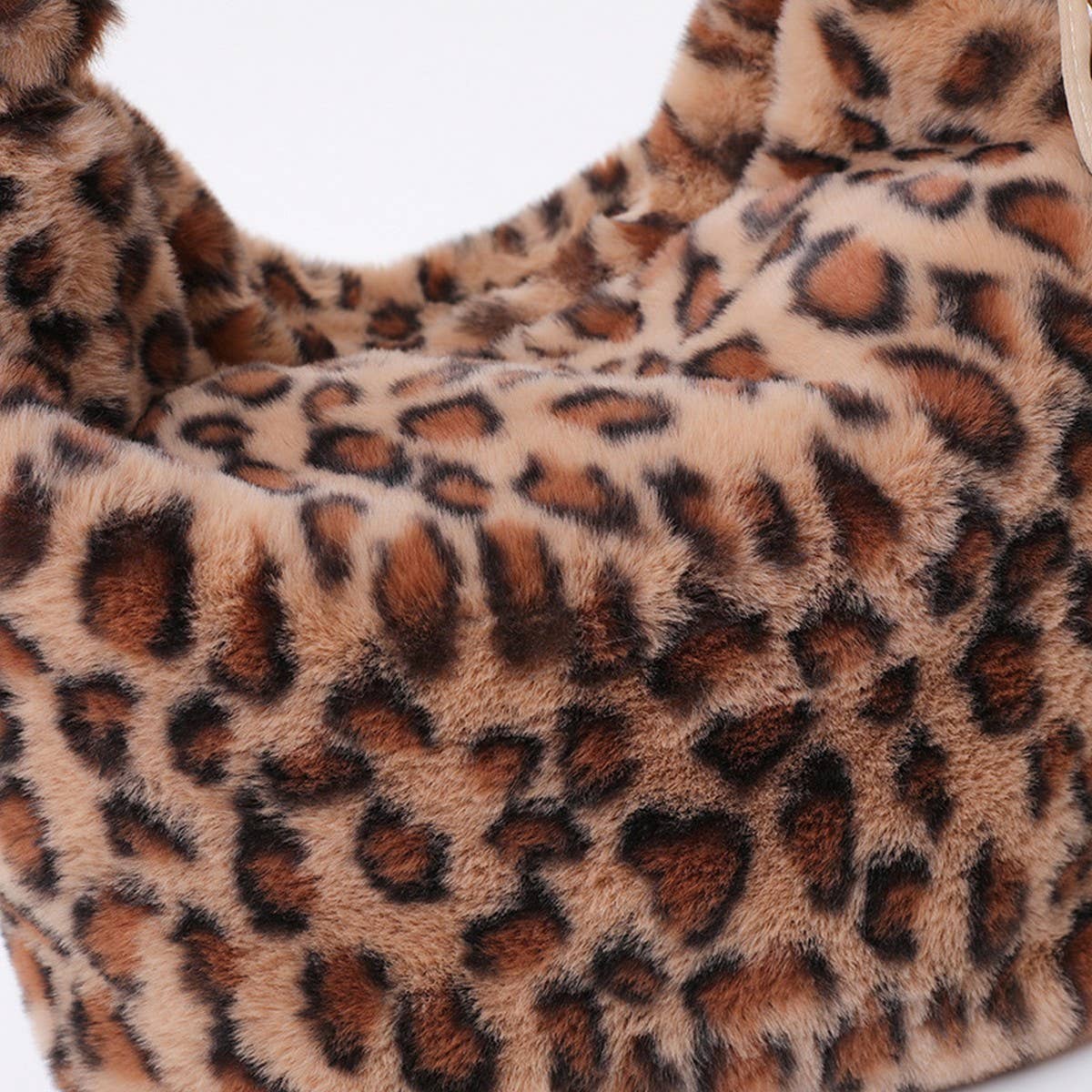 WINTER FASHION SHOULDERBAG LARGE CAPACITY PLUSH BAG_CWAB3917