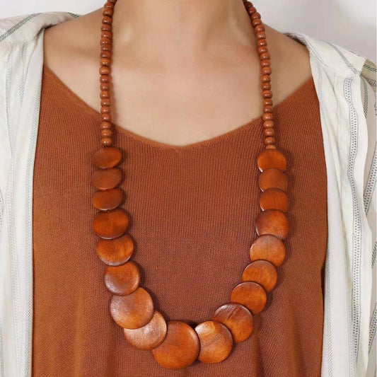 EXOTIC RETRO COCONUT SHELL SWEATER CHAIN_CWMM4394