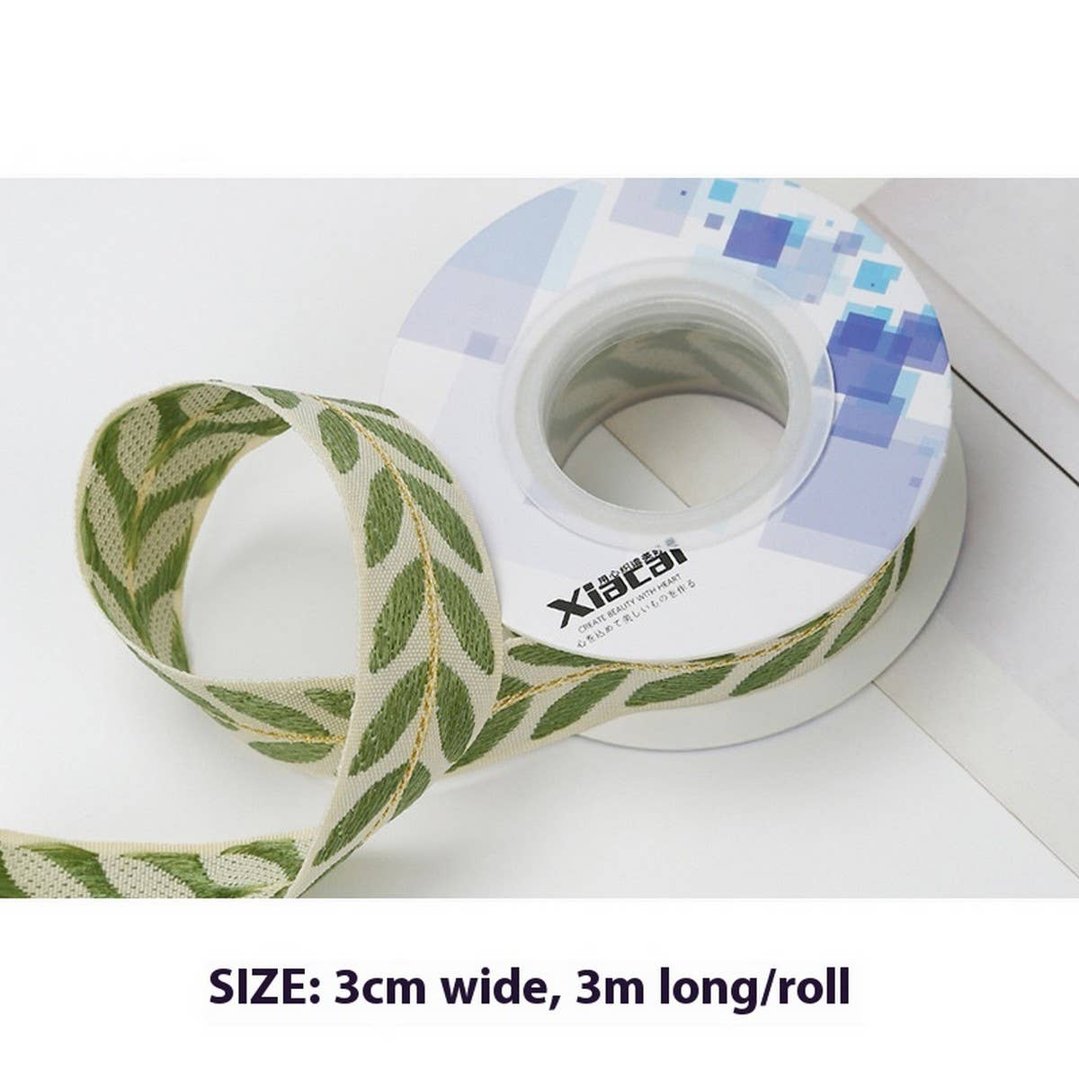 LEAF EMBROIDERY RIBBON EDGING RIBBON RIBBON