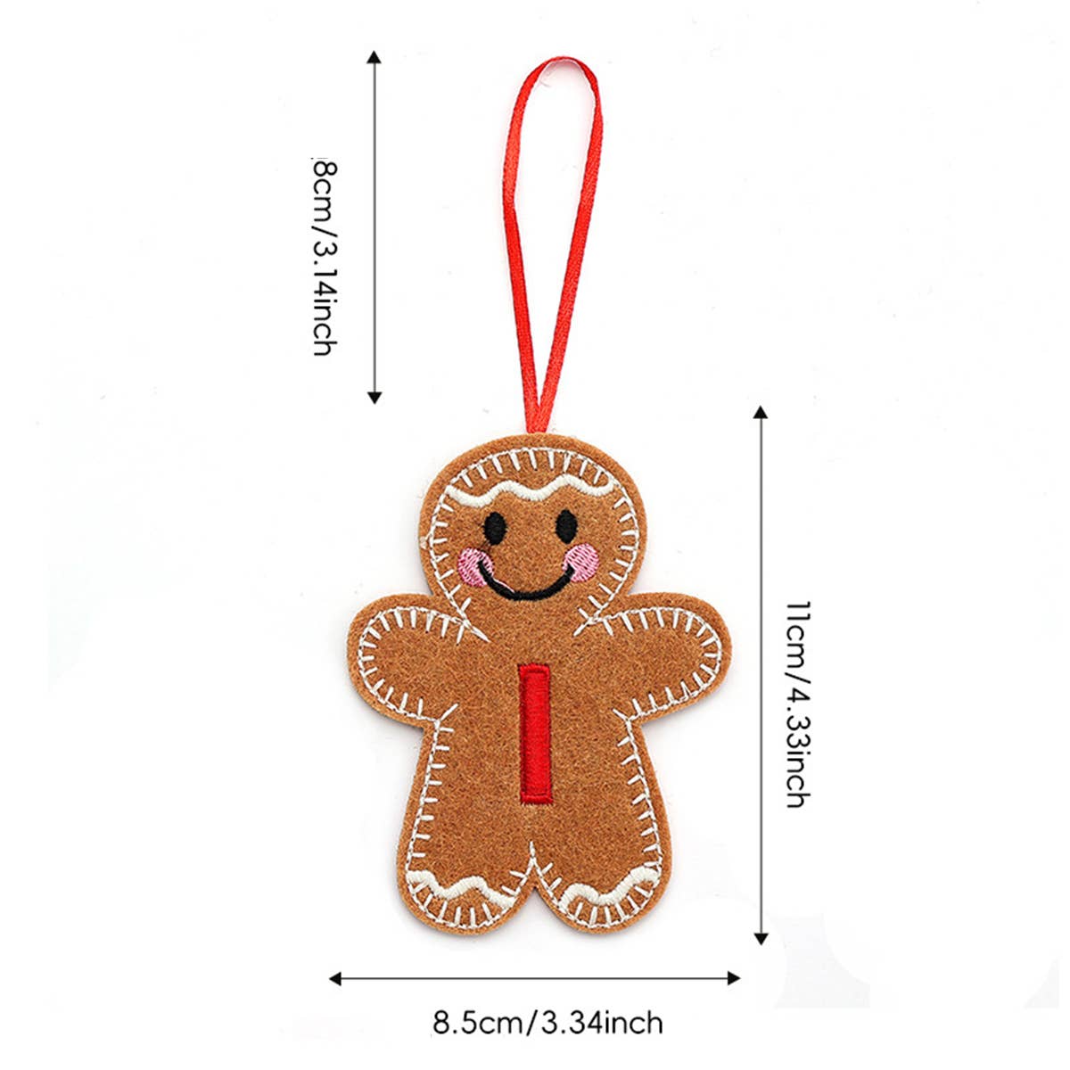 CWMM9399_NEW CHRISTMAS GINGERBREAD MAN DECORATION PENDANT