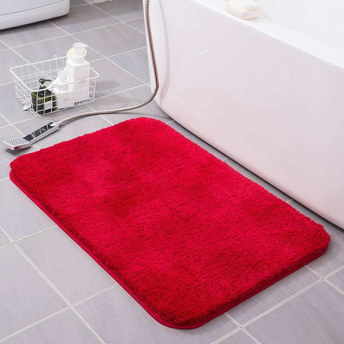 WATER-ABSORBENT NON-SLIP THICK BATHROOM MAT