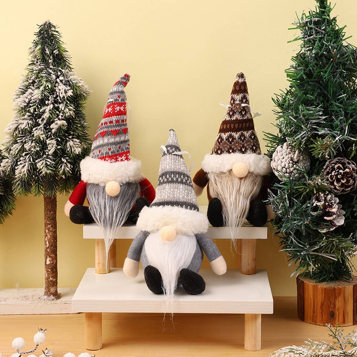 KNITTED HAT BALL FOREST OLD MAN PENDANT DECORATION