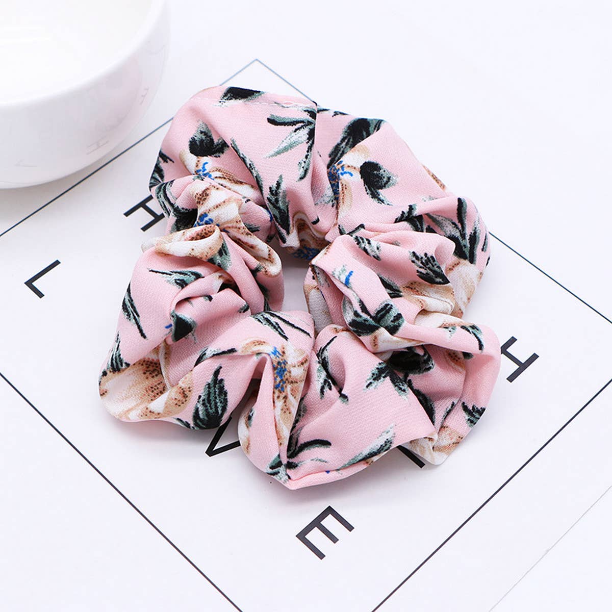 SWEET WOMEN PRINTED ELASTIC HAIR ROPE_CWAHA1017