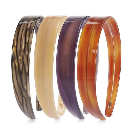 2.2CM WIDE VINTAGE ACETATE HEADBAND HAIRPIN_CWAHA4341