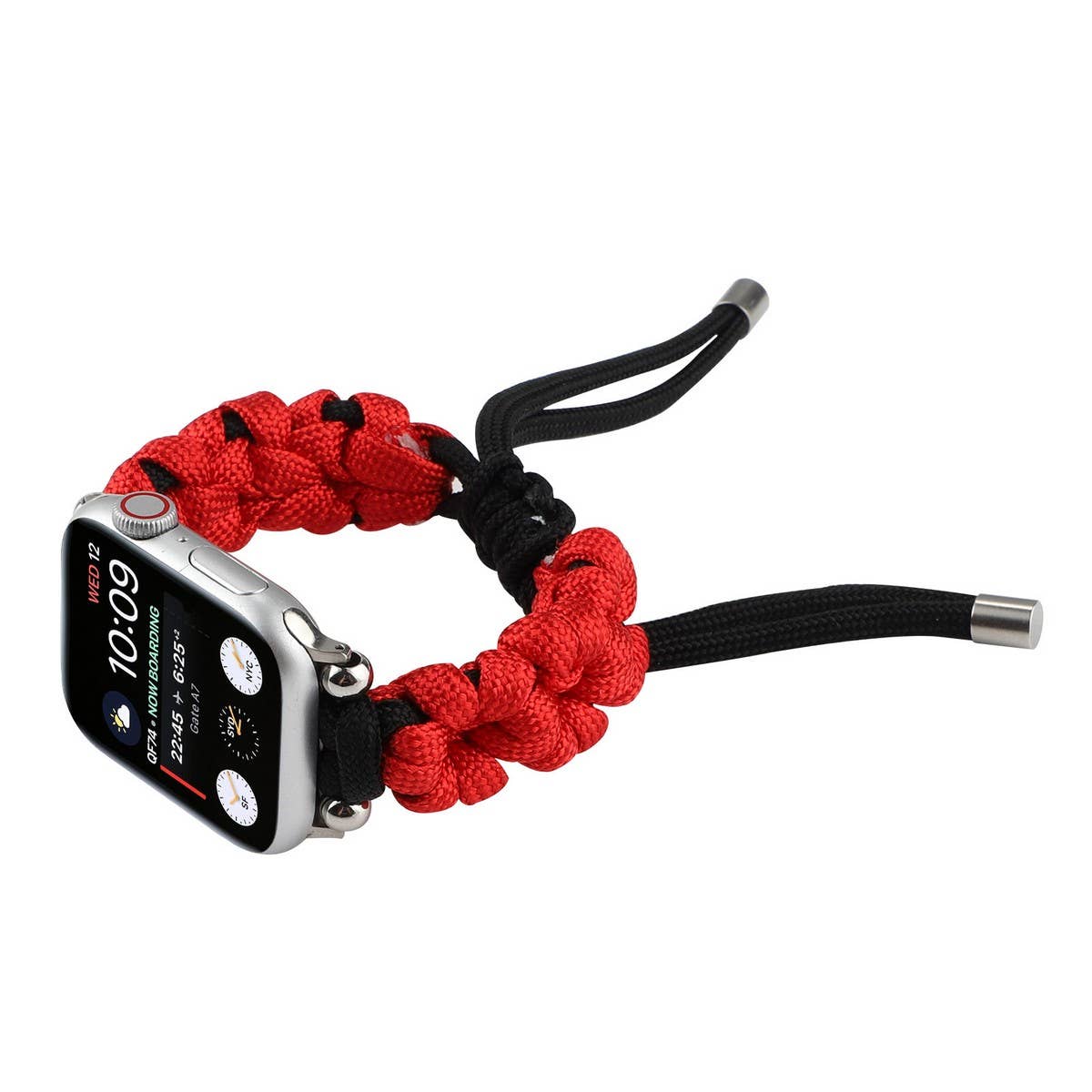 IWATCH7-1SE NYLON PARACORD BRAIDED WATCH STRAP