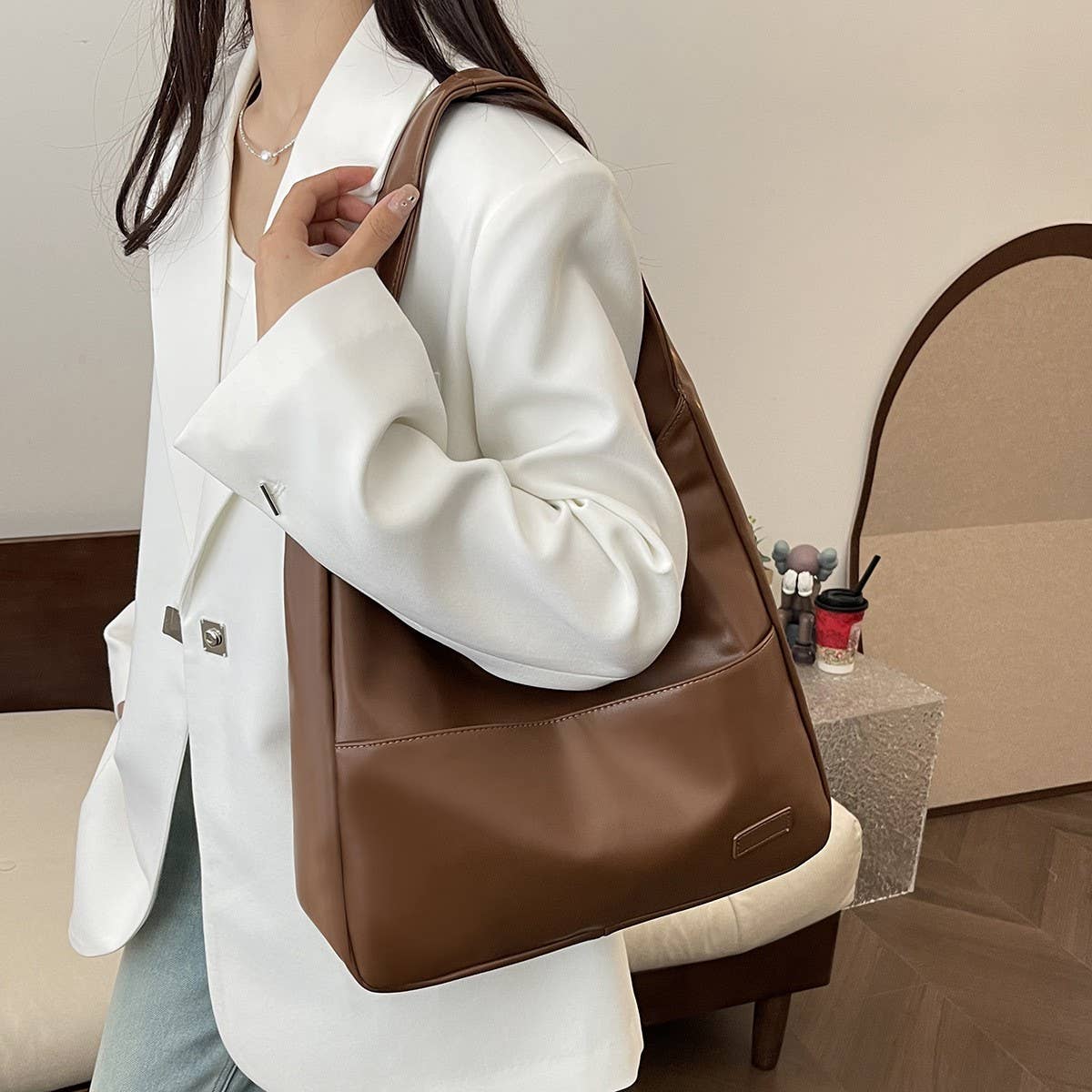 CWAB4830_2025 NEW LARGE CAPACITY SHOULDER TOTE BAG