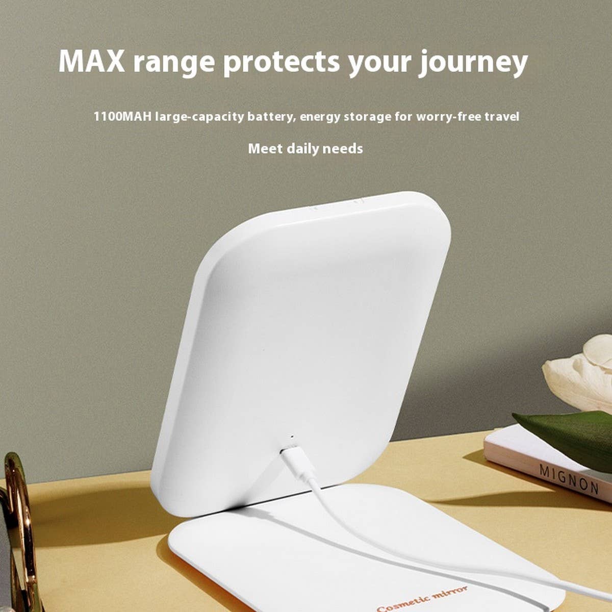 LED THREE-COLOR RECHARGEABLE MAKEUP MIRROR_CWMM5639