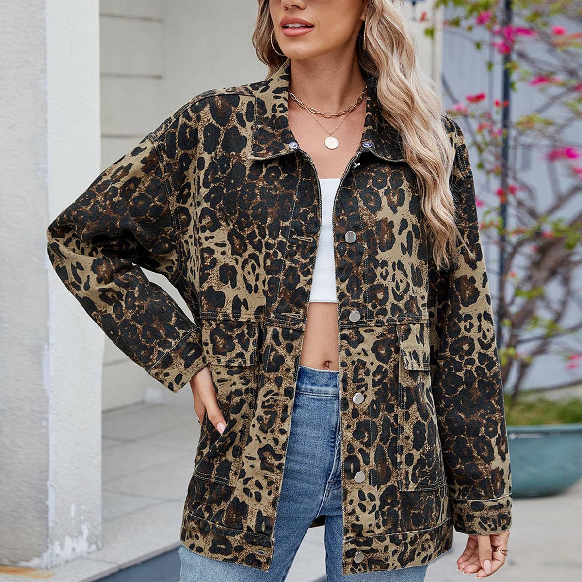 Classic Retro Slimming Denim Coat ? Casual Fit