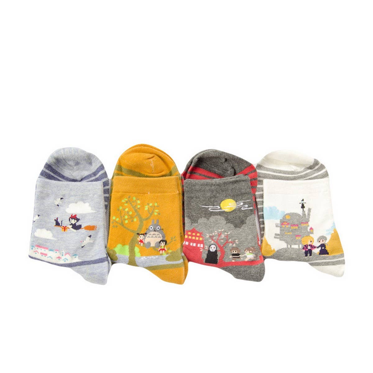 TOTORO SOCKS CREATIVE CARTOON COTTON BOAT SOCKS_CWAH1109