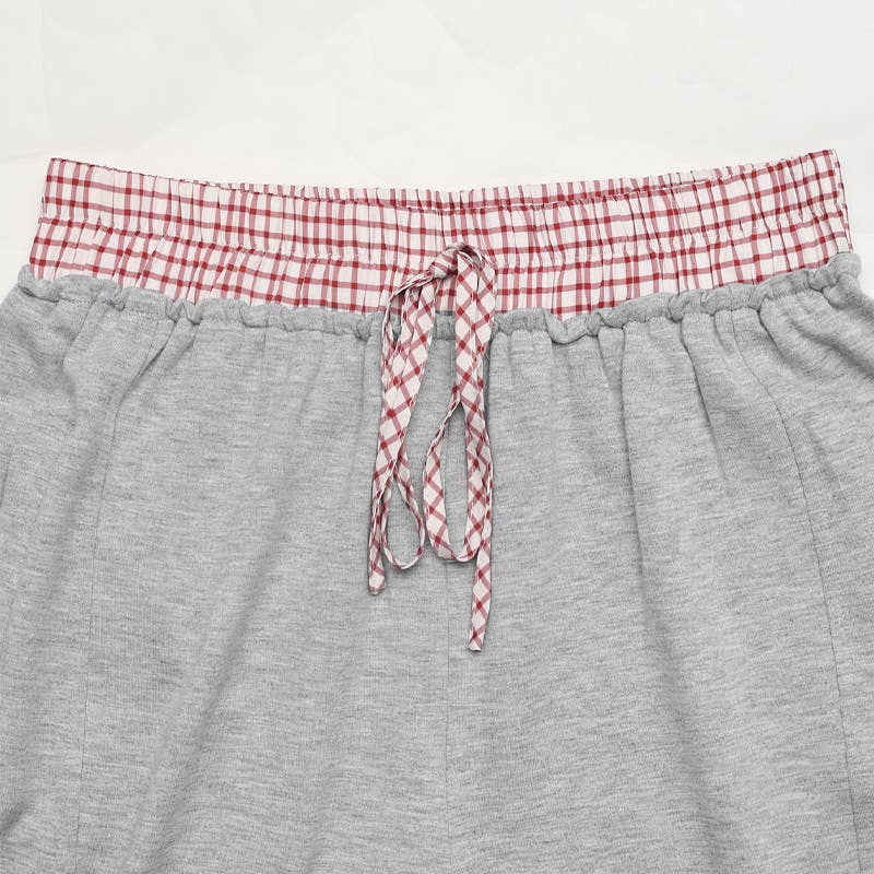 High-waisted casual loose sports sweatpants