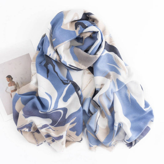 Fresh Colorblock Scarf - Women's Winter Scarves