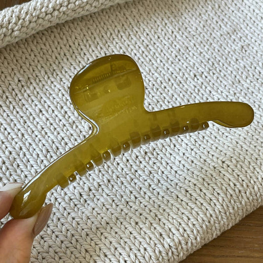 CLIP MINIMALIST LINE TRANSPARENT LARGE HAIR GRIP