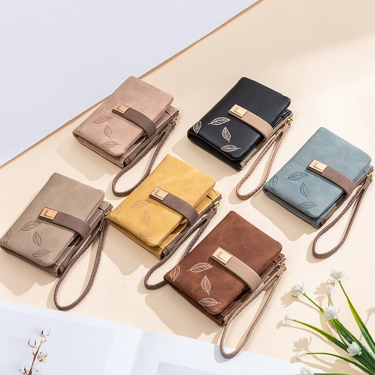 RETRO CASUAL DRAWSTRING WOMEN'S WALLET_CWAB2326