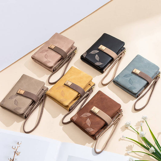 RETRO CASUAL DRAWSTRING WOMEN'S WALLET_CWAB2326