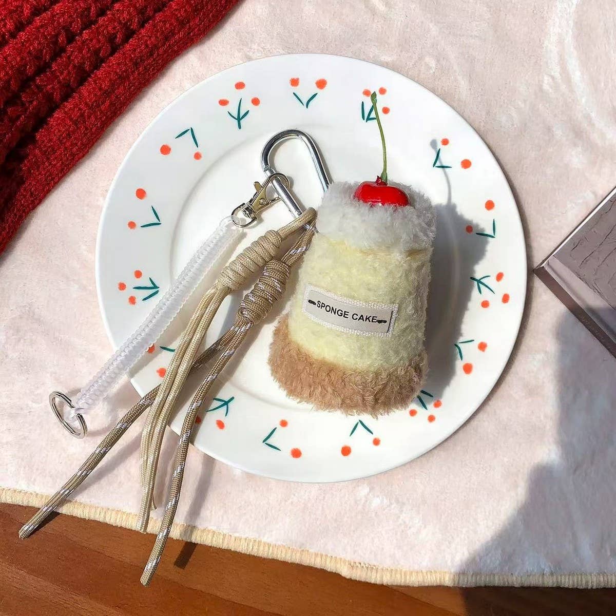 CWMM10407_CUTE CAKE KEYCHAIN CARTOON BACKPACK CHARM PENDANT