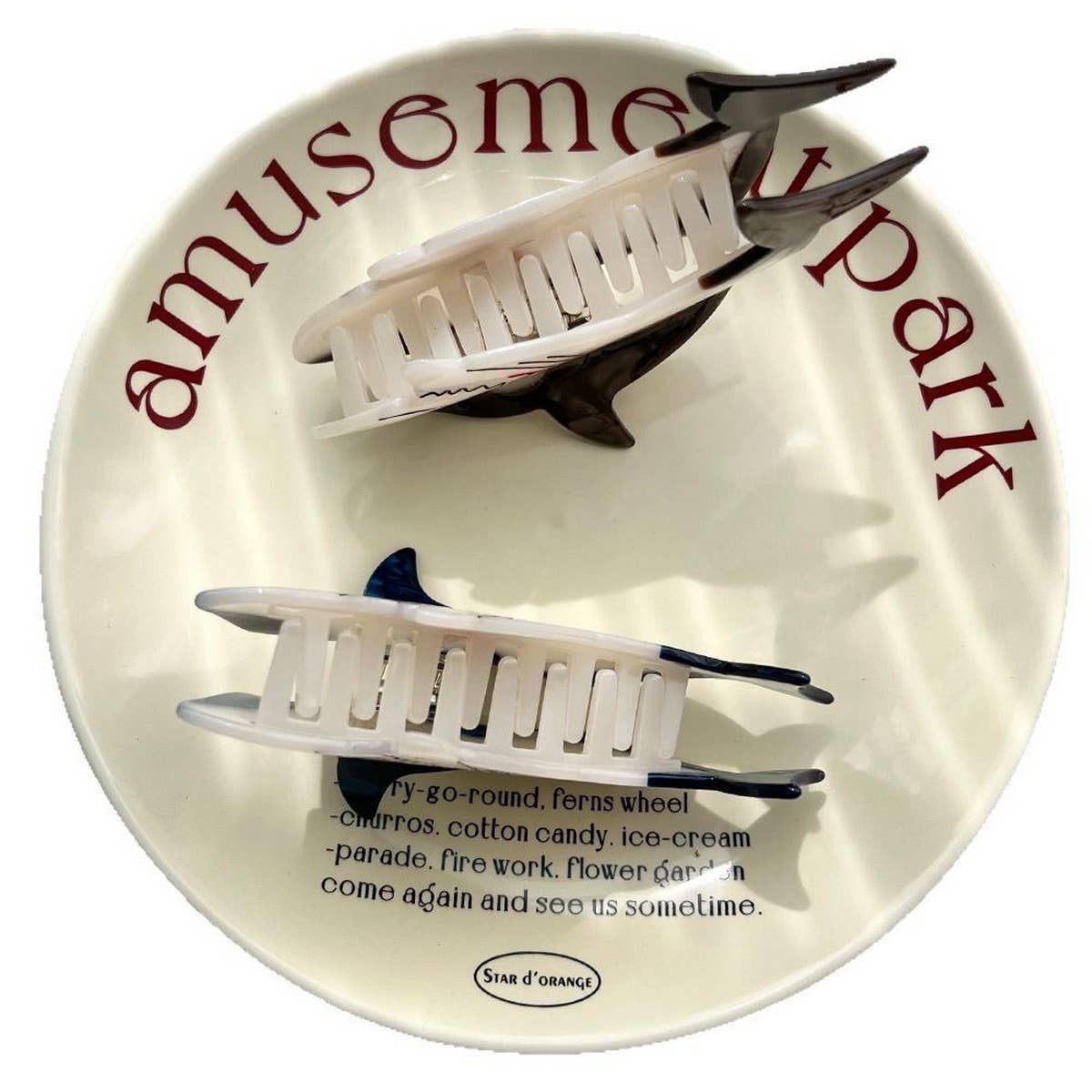 Shark Acetate Ocean Hair Claw Clip ? Large