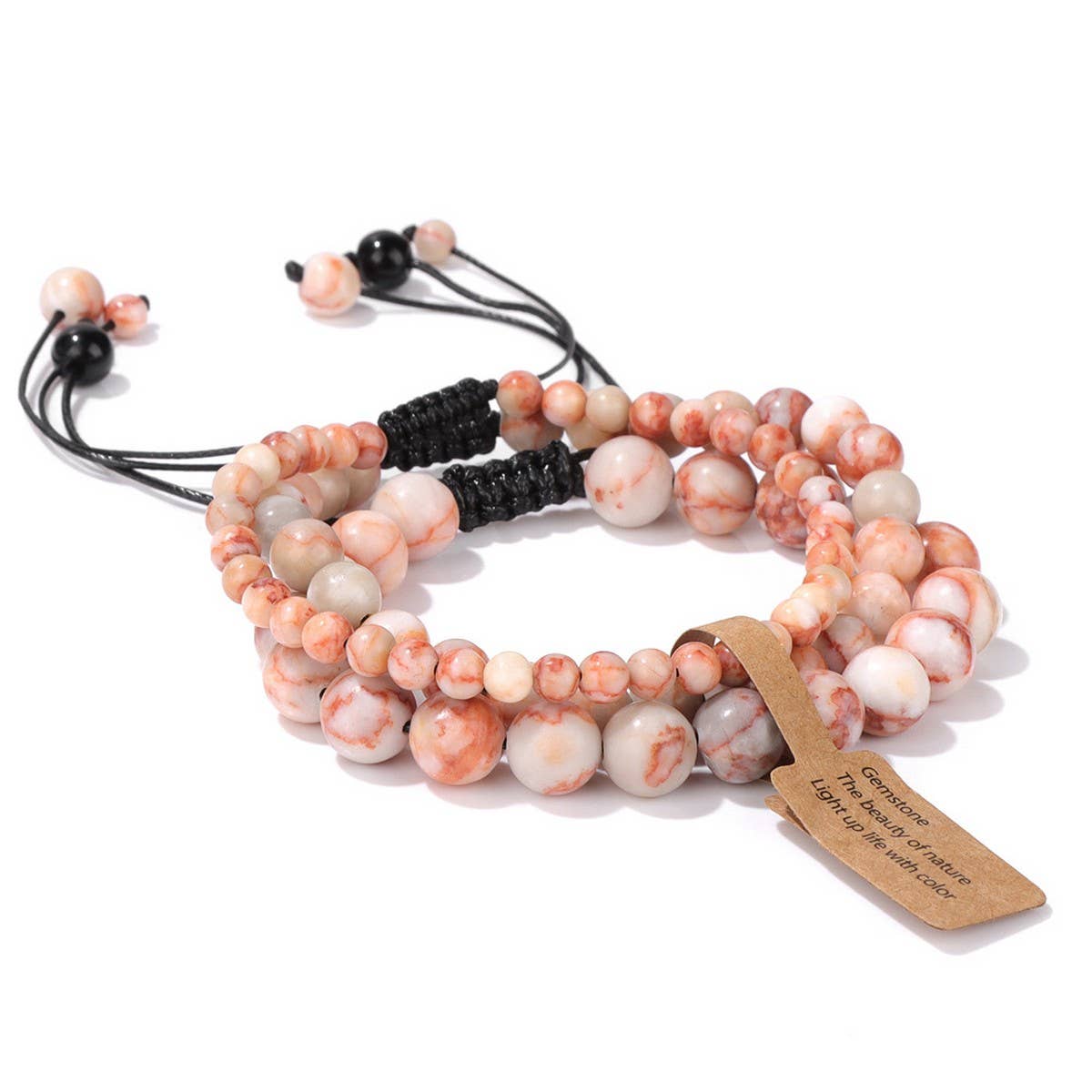 CWAJE4233_NATURAL STONE SIMPLE BRAIDED BRACELET