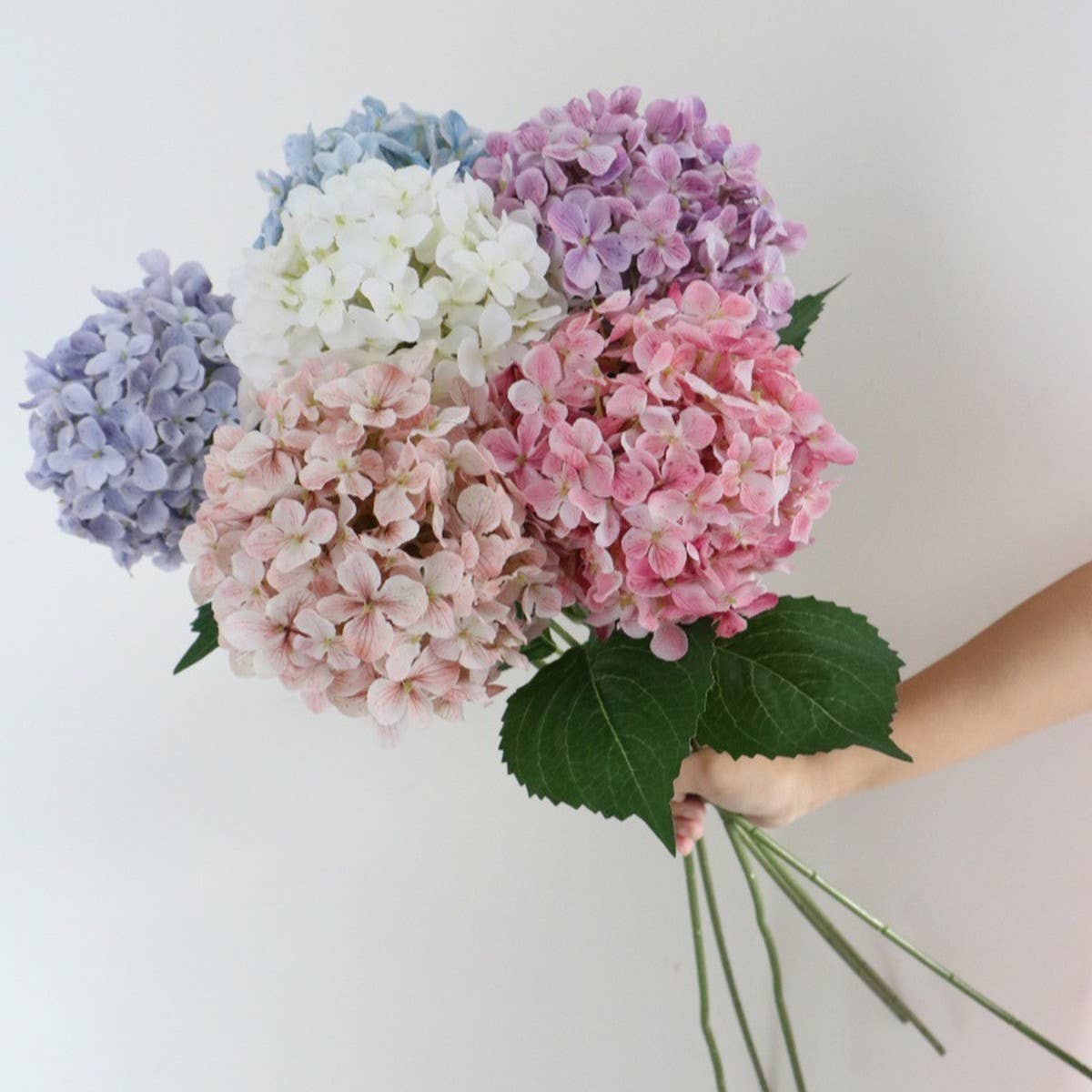 Faux Hydrangea Lollipop Flower for Wedding Decor