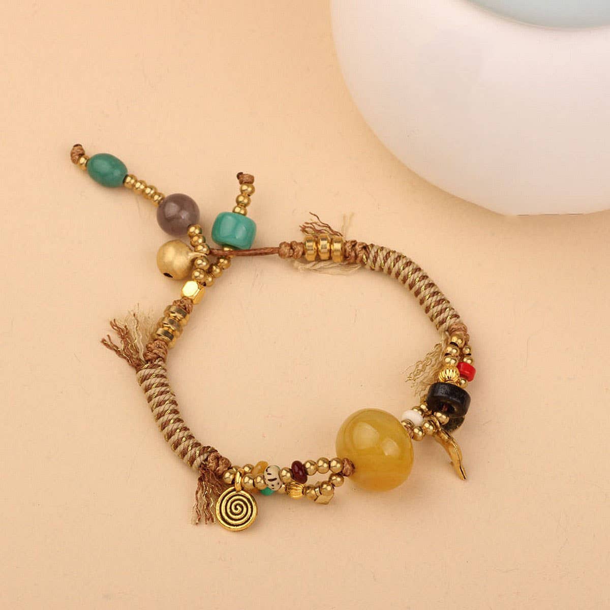 COUPLES RETRO BRAIDED ADJUSTABLE BRACELET