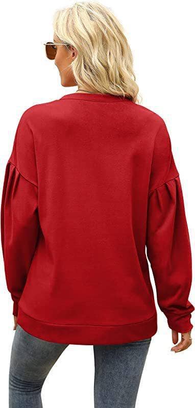 HOODIE CREW-NECK SPLICED LONG-SLEEVED TOP