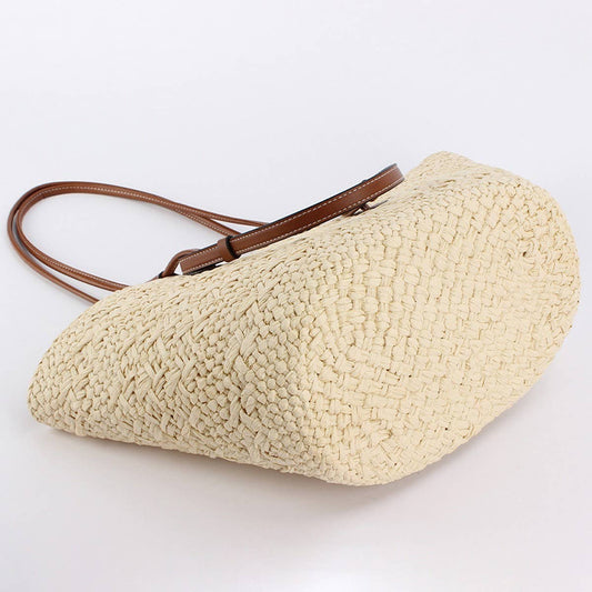 PERSONALIZED FASHIONABLE LARGE CAPACITY STRAW BAG_CWAB4707